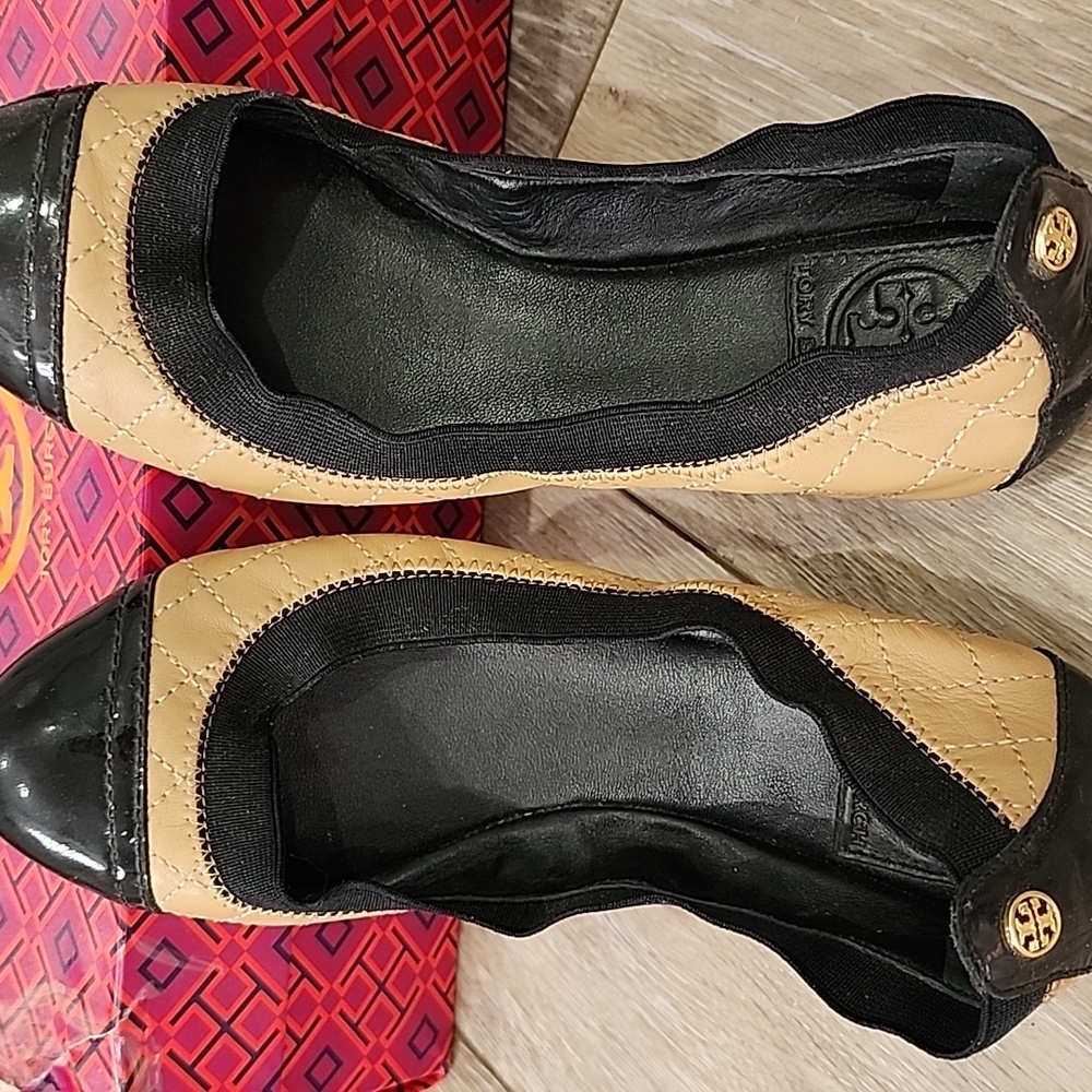 Pre-owned Tory Burch Bridgette ballet flats